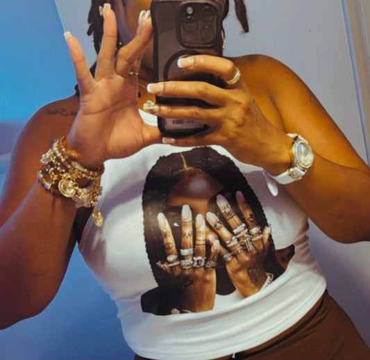 Braided Portrait Sleeveless Tank
