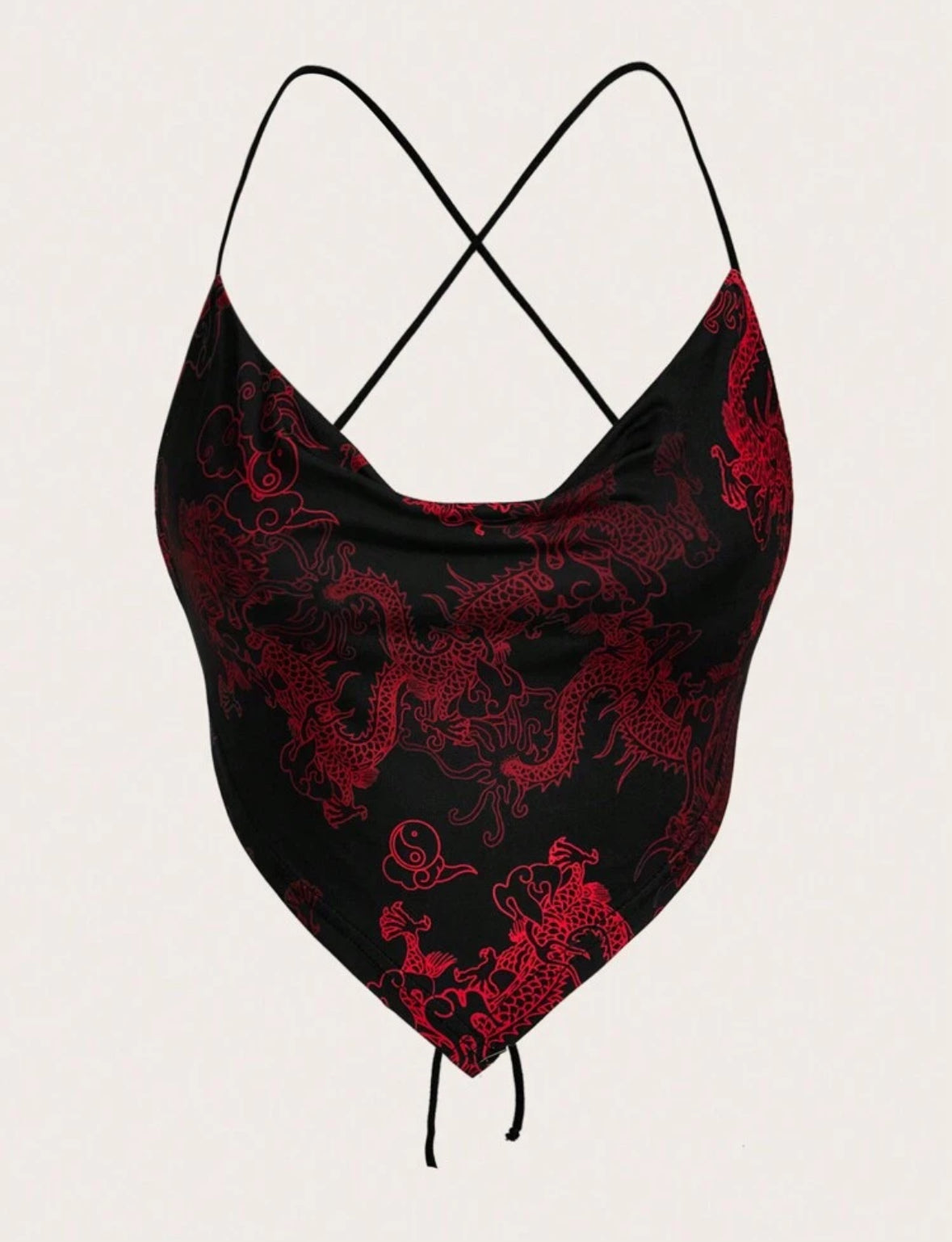 Chinese Dragon Bandana Top