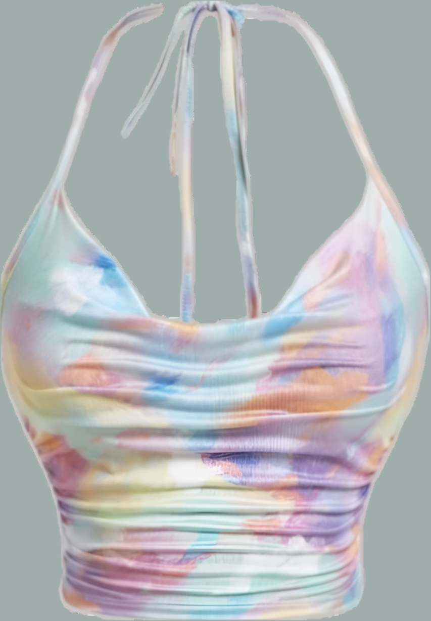 Tie dye Halter Top