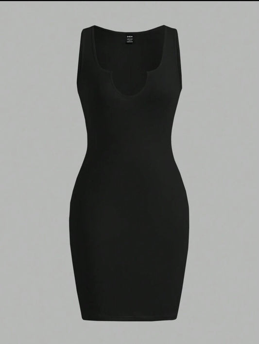 Black Sleeveless Dress